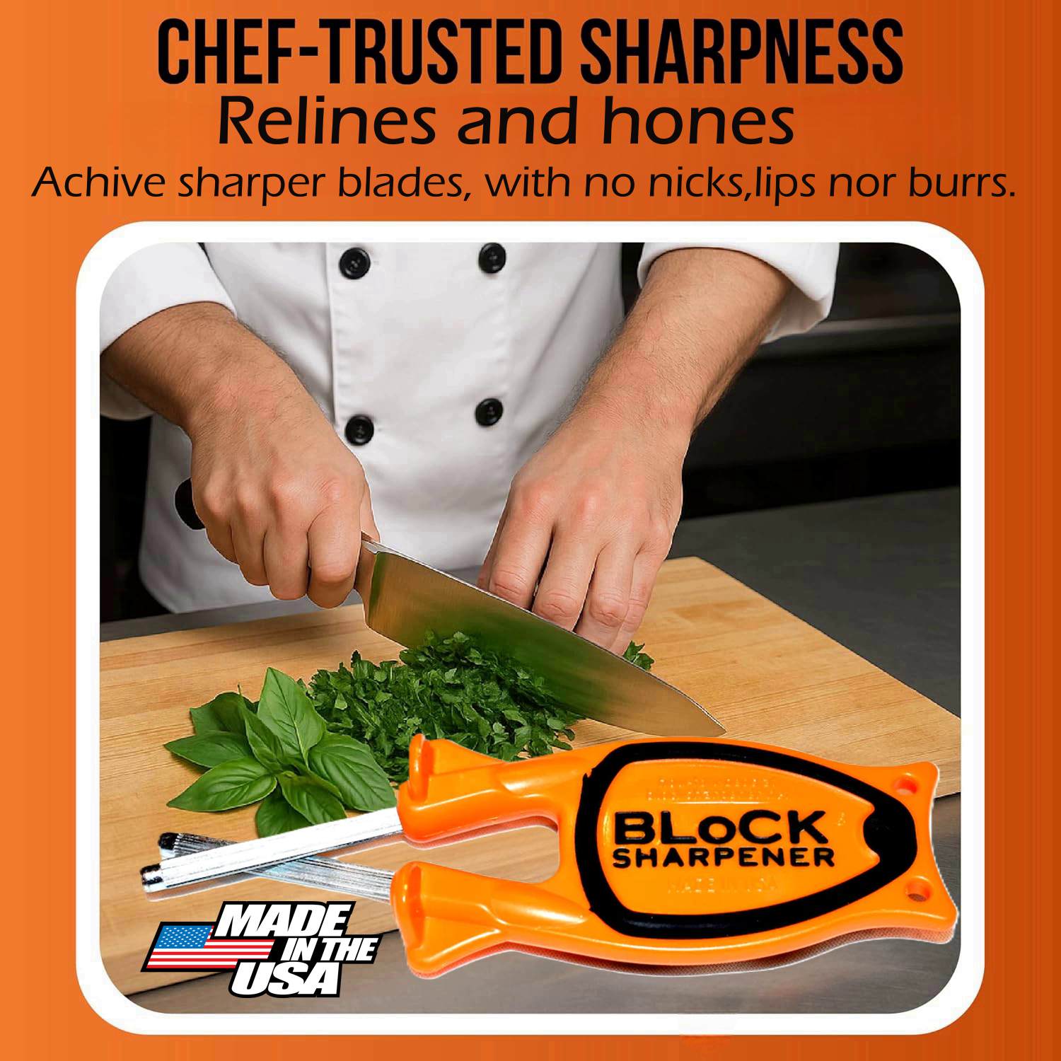 Handheld knife sharpener