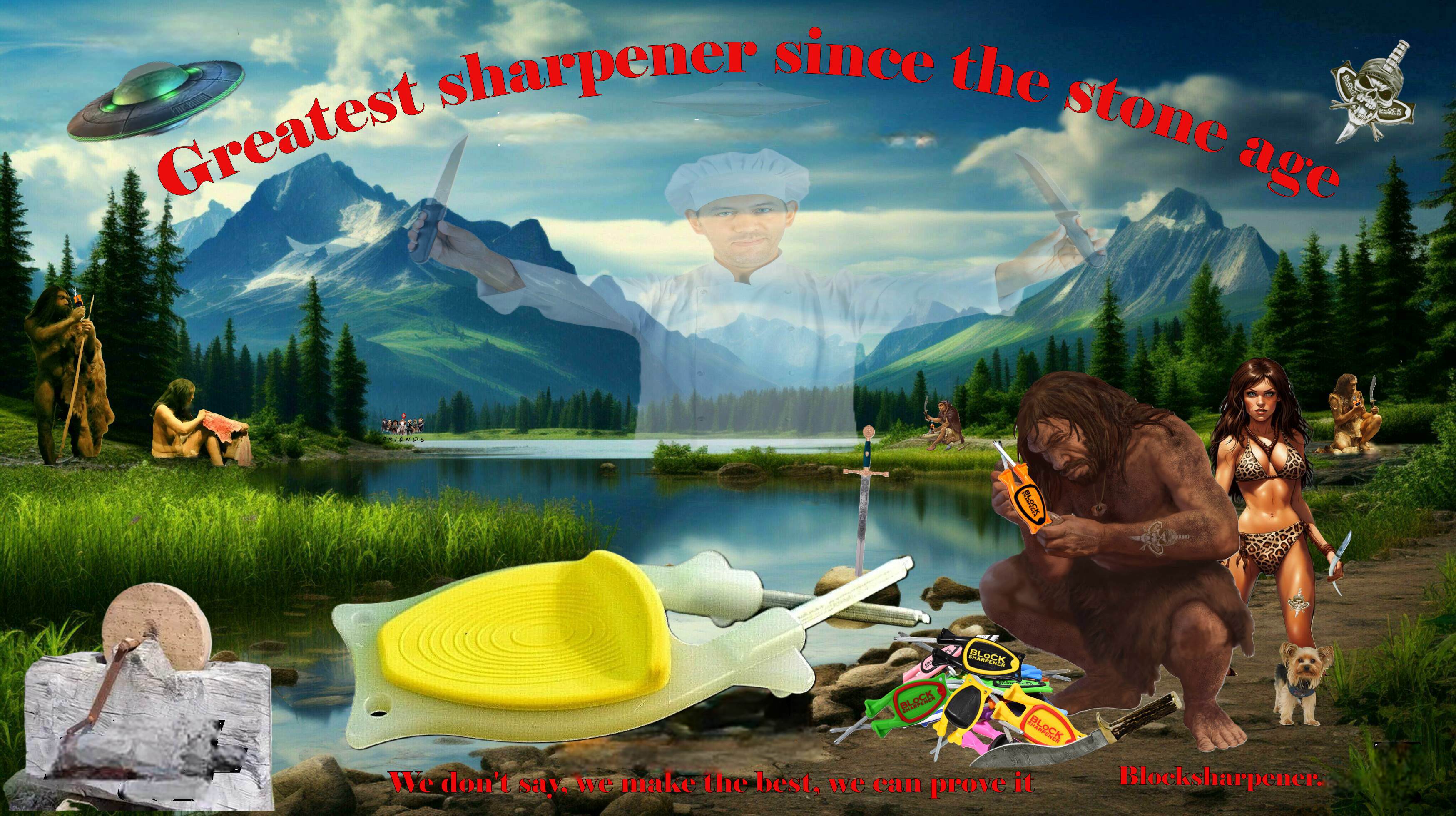 Outdoorsman knife sharpener