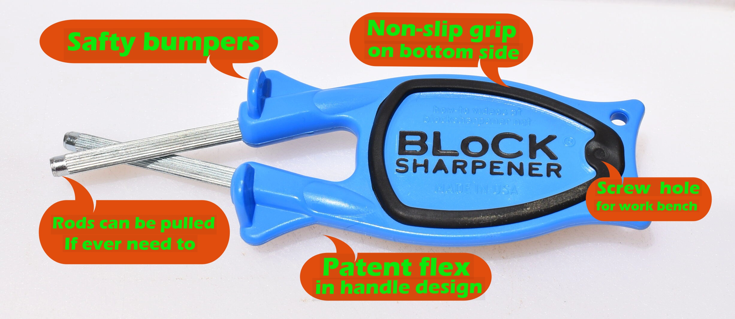Block knife sharpener