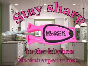 Pink handheld kitchen knife sharpeners