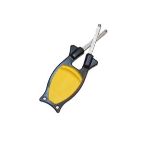 Black & Yellow Block Knife Sharpener for Sale Online - Patented Multi-Blade Honing Tool - Portable & Durable