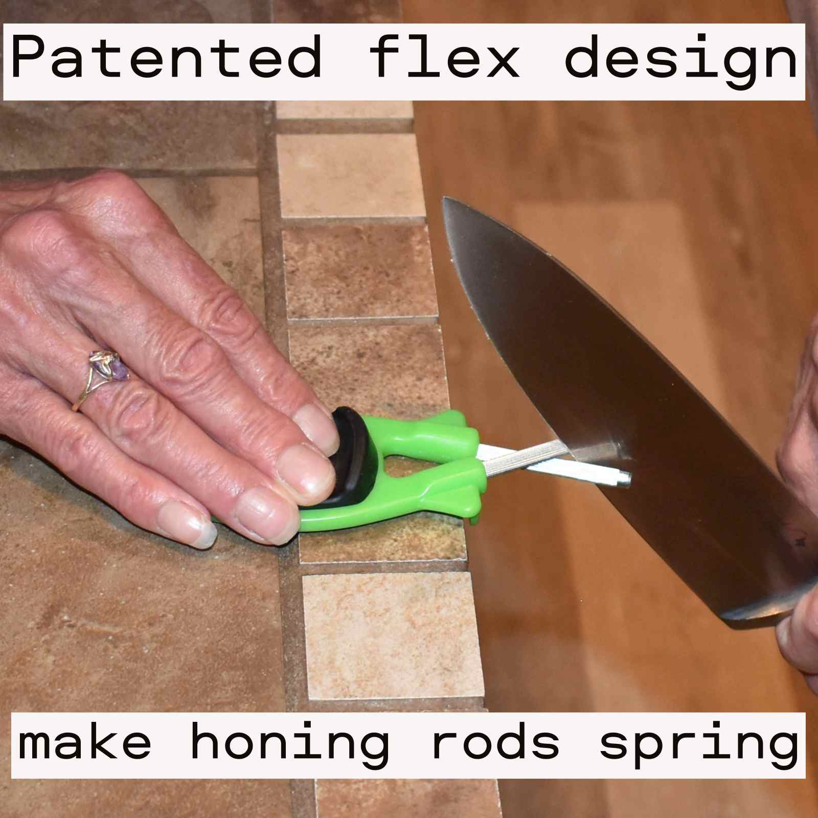 Green knife sharpeners sharpening chef knife for home and professional use