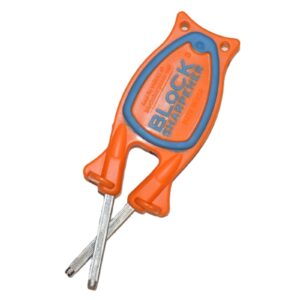 New patent Orange/ Blue Block knife sharpener.