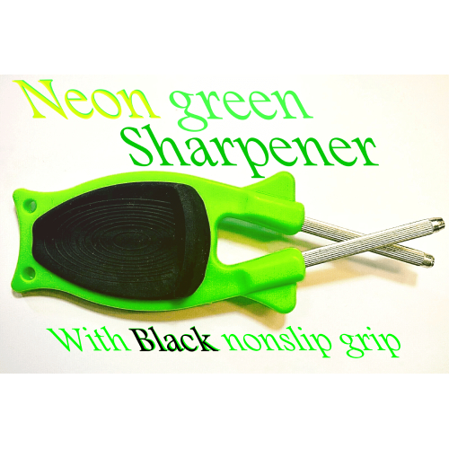Neon Green Knife sharpener for sale
