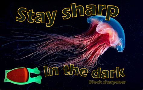 Glow in dark Knife sharpener