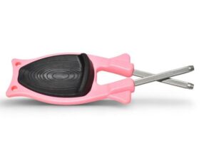 Pink knife sharpener
