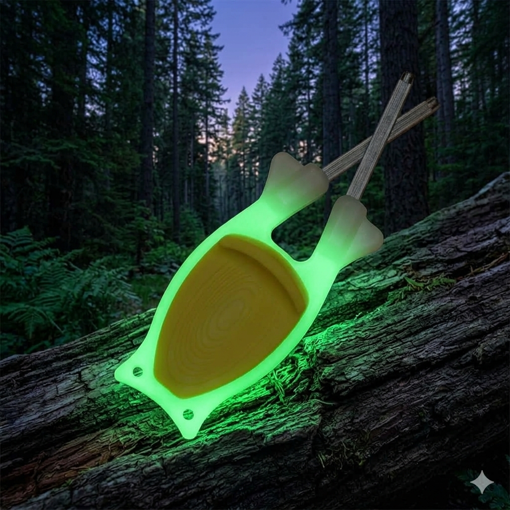 Glow in dark outdoorsmen knife sharpener