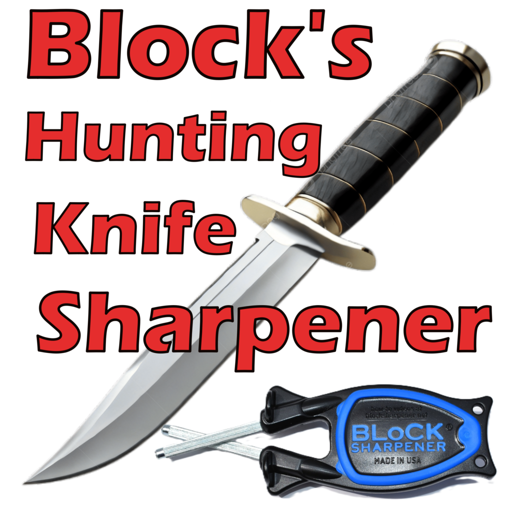 Hunting knife sharpener