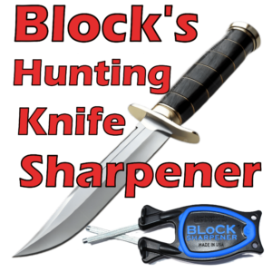 Hunting knife sharpener