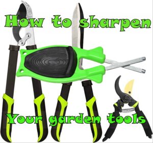 Garden tool sharpener