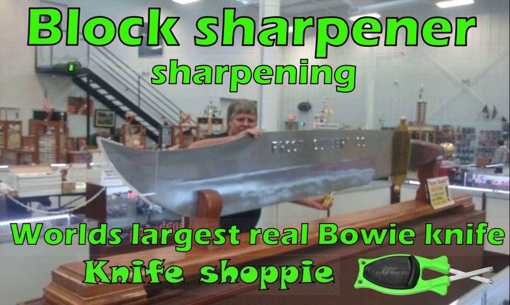 worlds largest real Bowie knife
