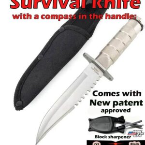 with a compass in the handle: