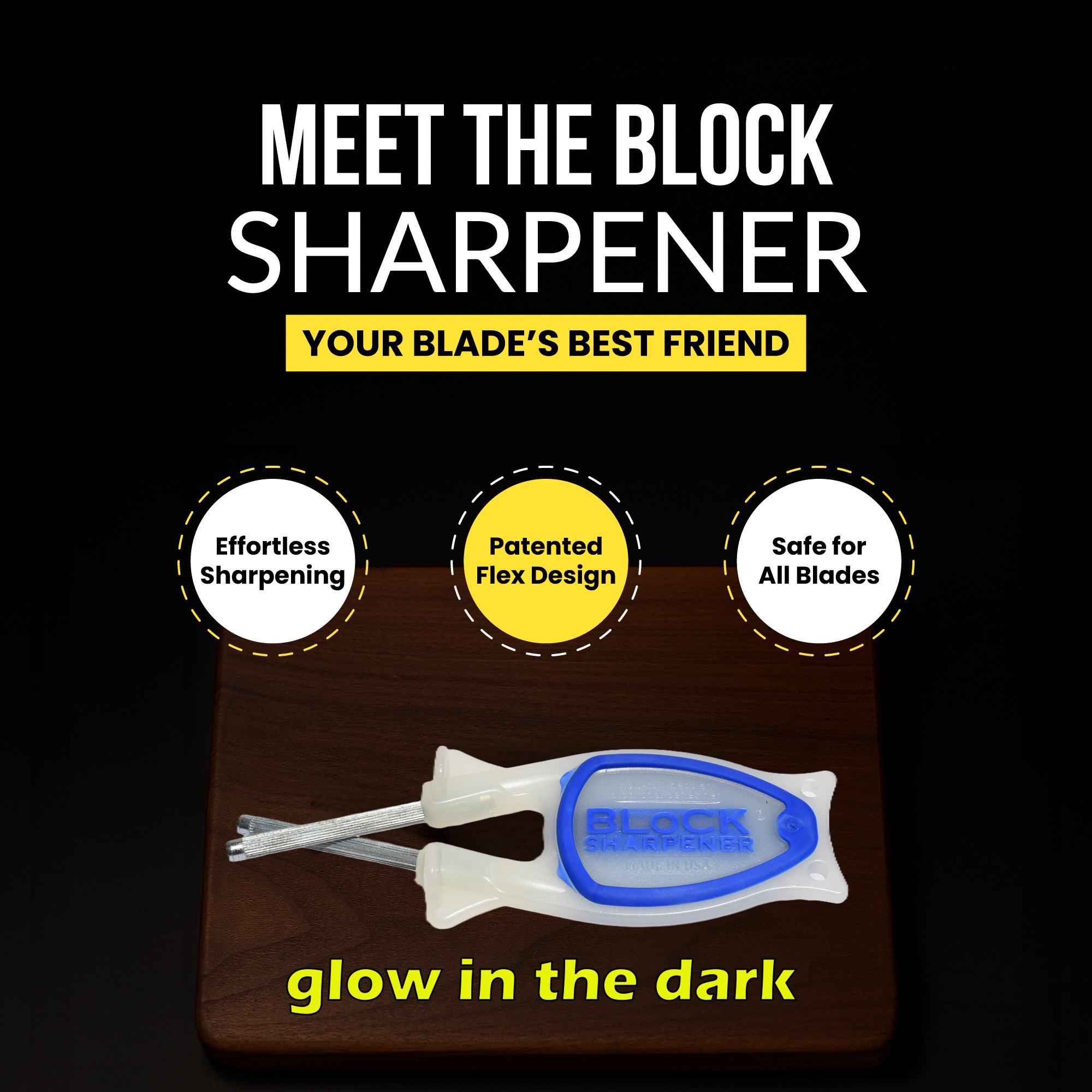 Outdoorsman knife sharpener