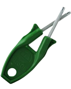 Genuine Original military green block sharpener crafted with the new, updated D2 honing steel.