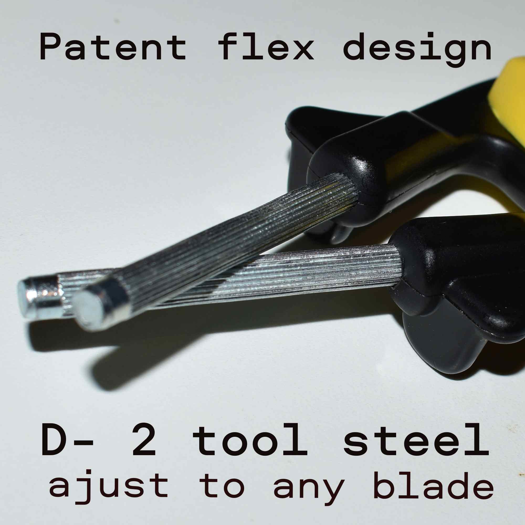 Two D-2 Honing steels -Block sharpener