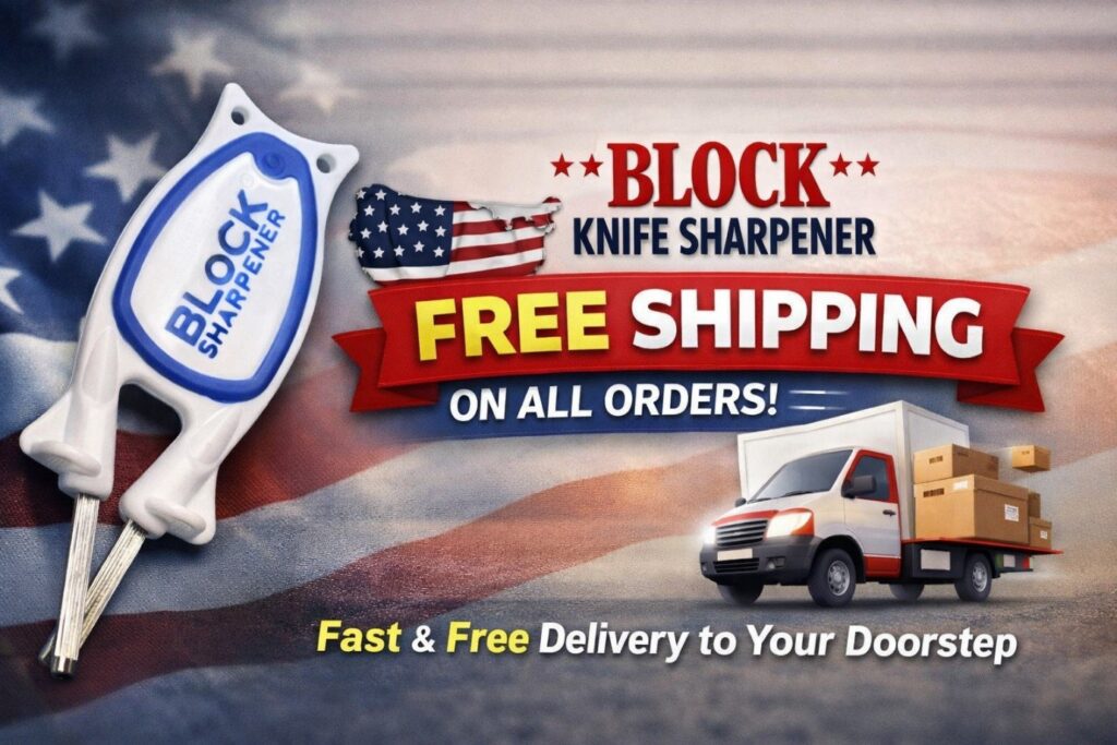 Free shipping adds for Block knife sharpener