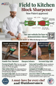 Directions for the best handheld block knife sharpener